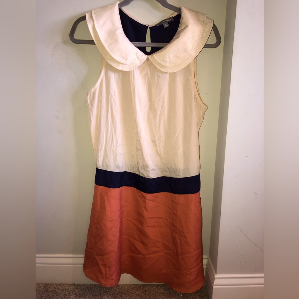 Summer dress with peter pan color and nautical vibe